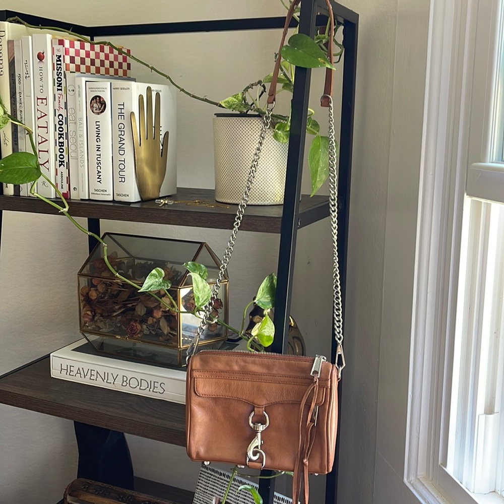 Rebecca minkoff brown leather purse